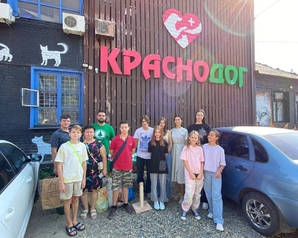 На «Зелёной субботе» жители Краснодара передали около 30 кг корма и  подстилок бездомным животным в приют