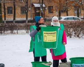 В первый день работы пункта приёма вторресурсов электростальцы собрали более 30 мешков ценного сырья
